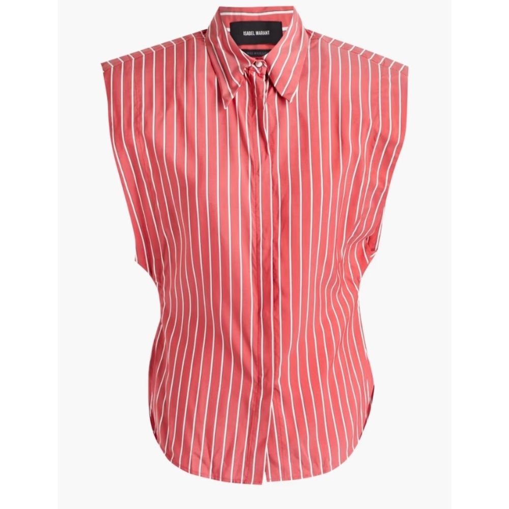Isabel Marant Enza Striped Silk Shirt

FR36 equivalent to US size 4